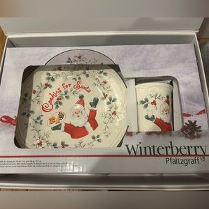 Winterberry cookies for Santa